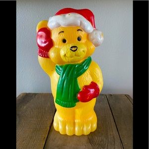 Vintage Christmas Empire Bear Mold 9” 🎄